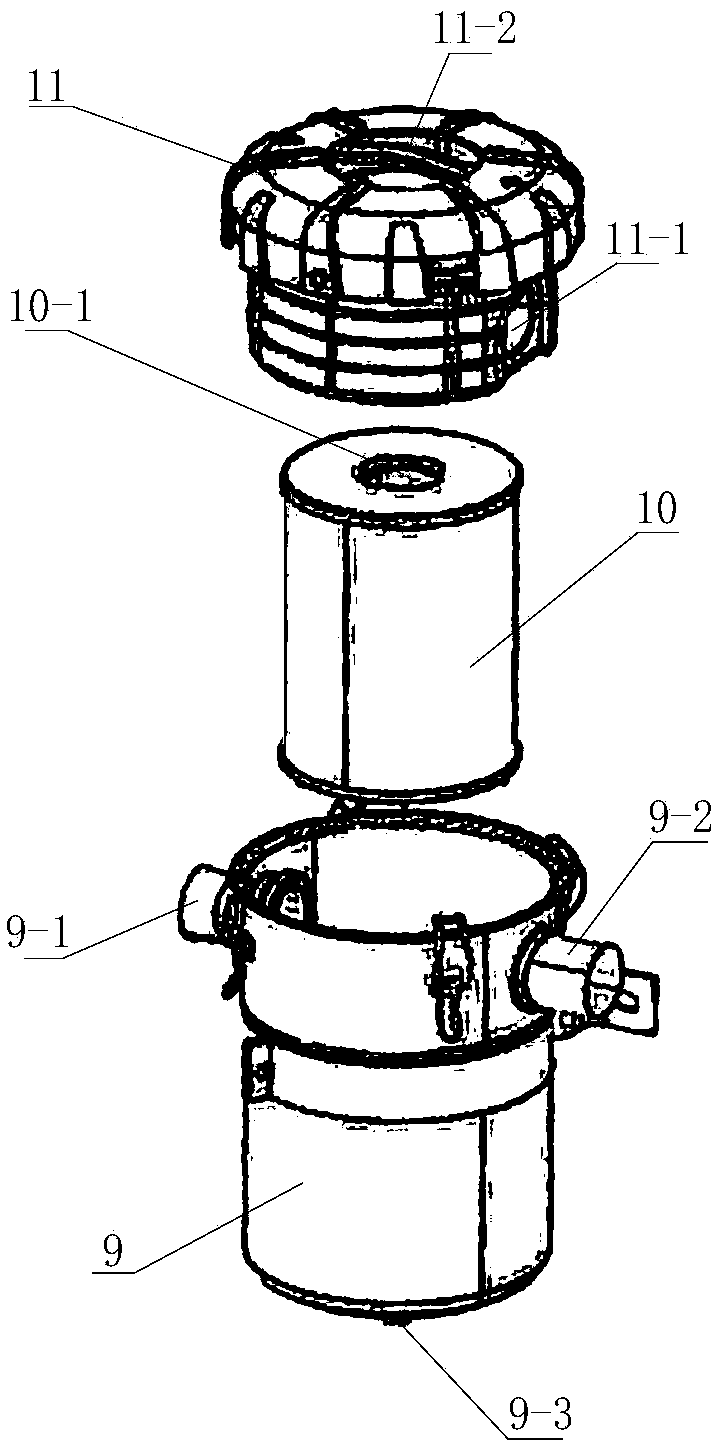 Engine crankcase exhaust gas recirculation system and engine having the same