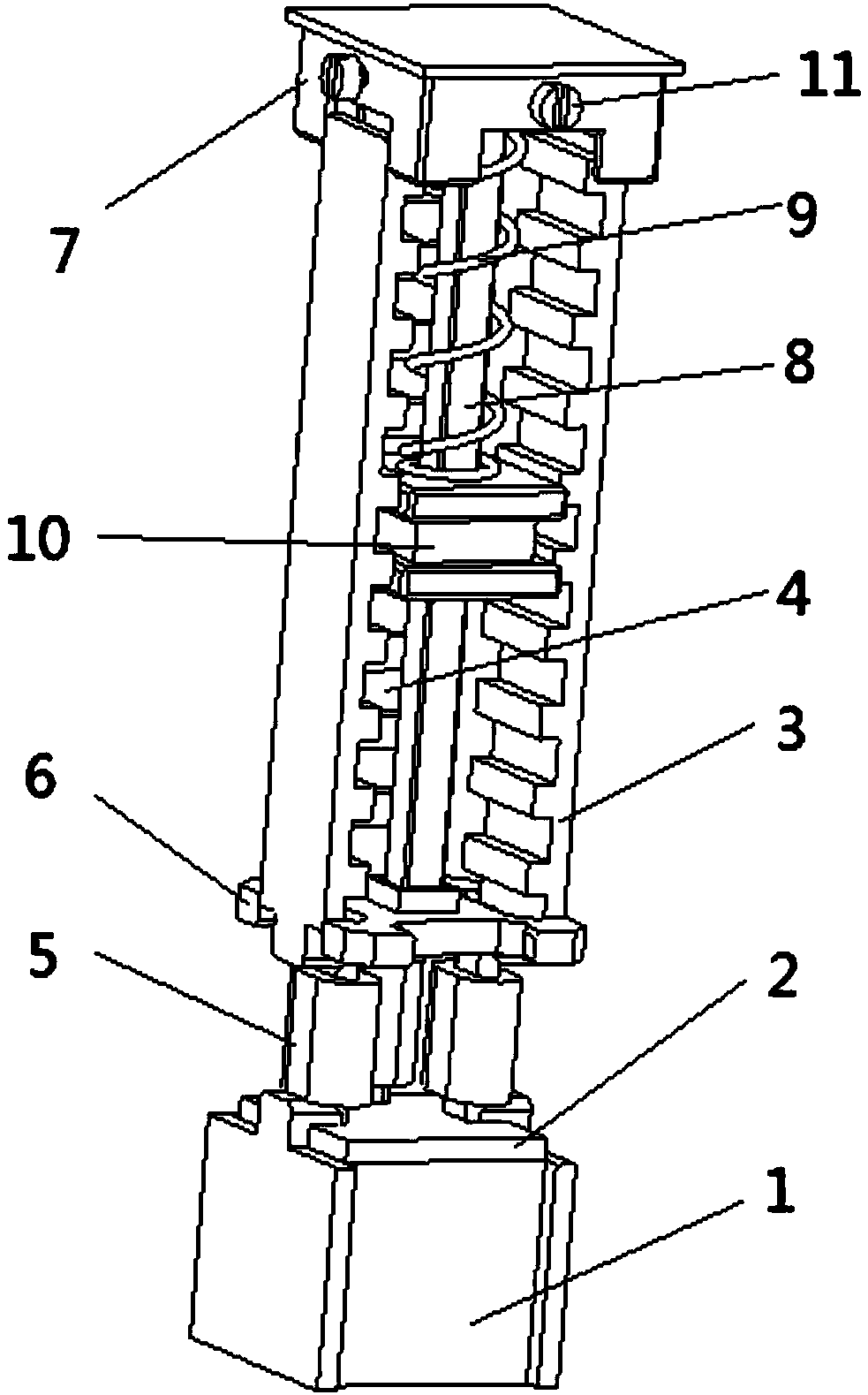 A vibration energy harvesting device