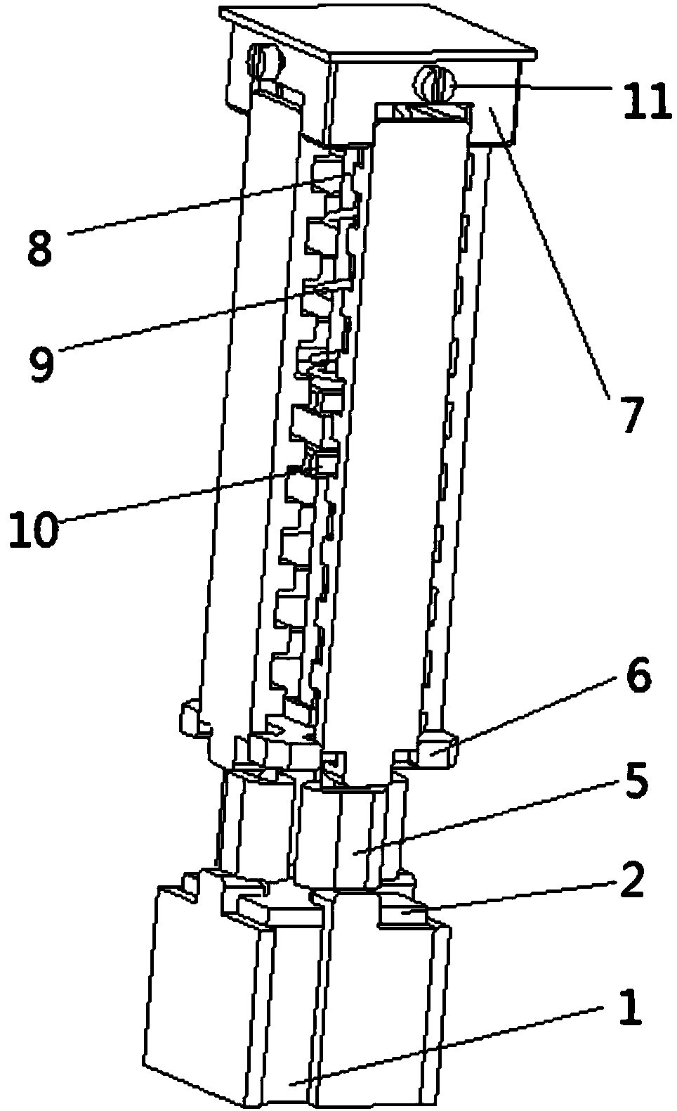 A vibration energy harvesting device