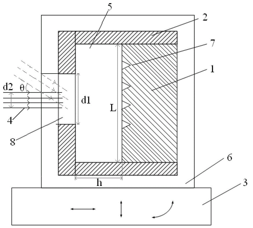 Device for measuring high-energy laser energy