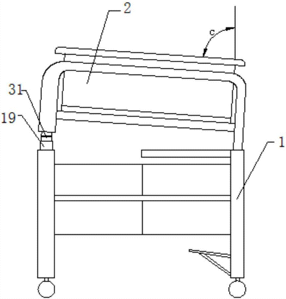 Multi-functional neonatal bed used in obstetric ward in hospital