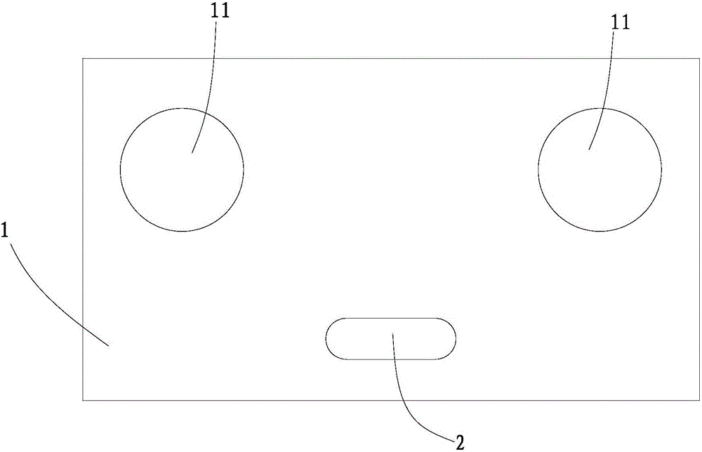 Gas stove panel