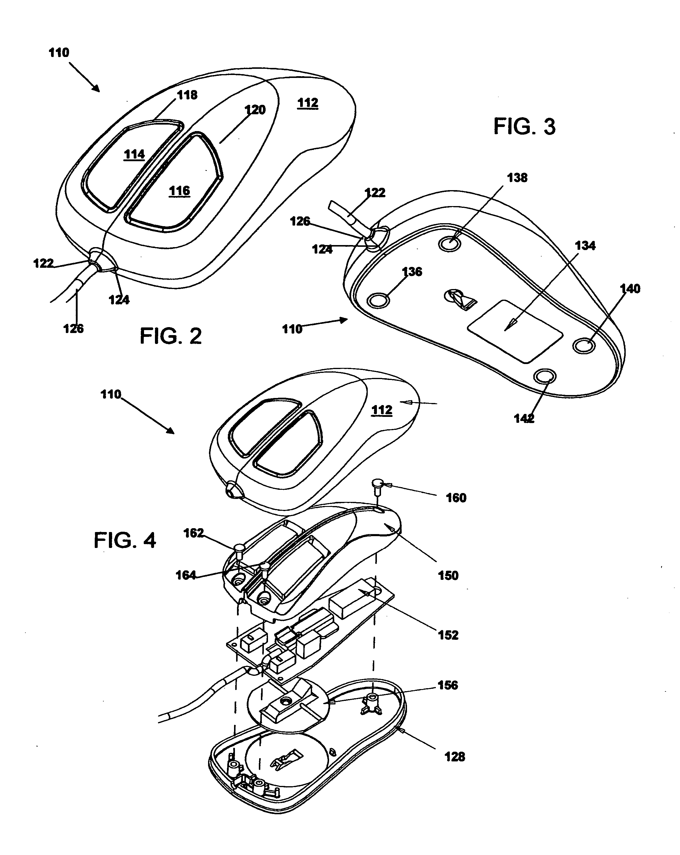 Computer mouse for harsh environments and method of fabrication