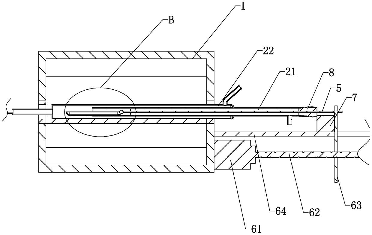 Combustion device for water quality detection