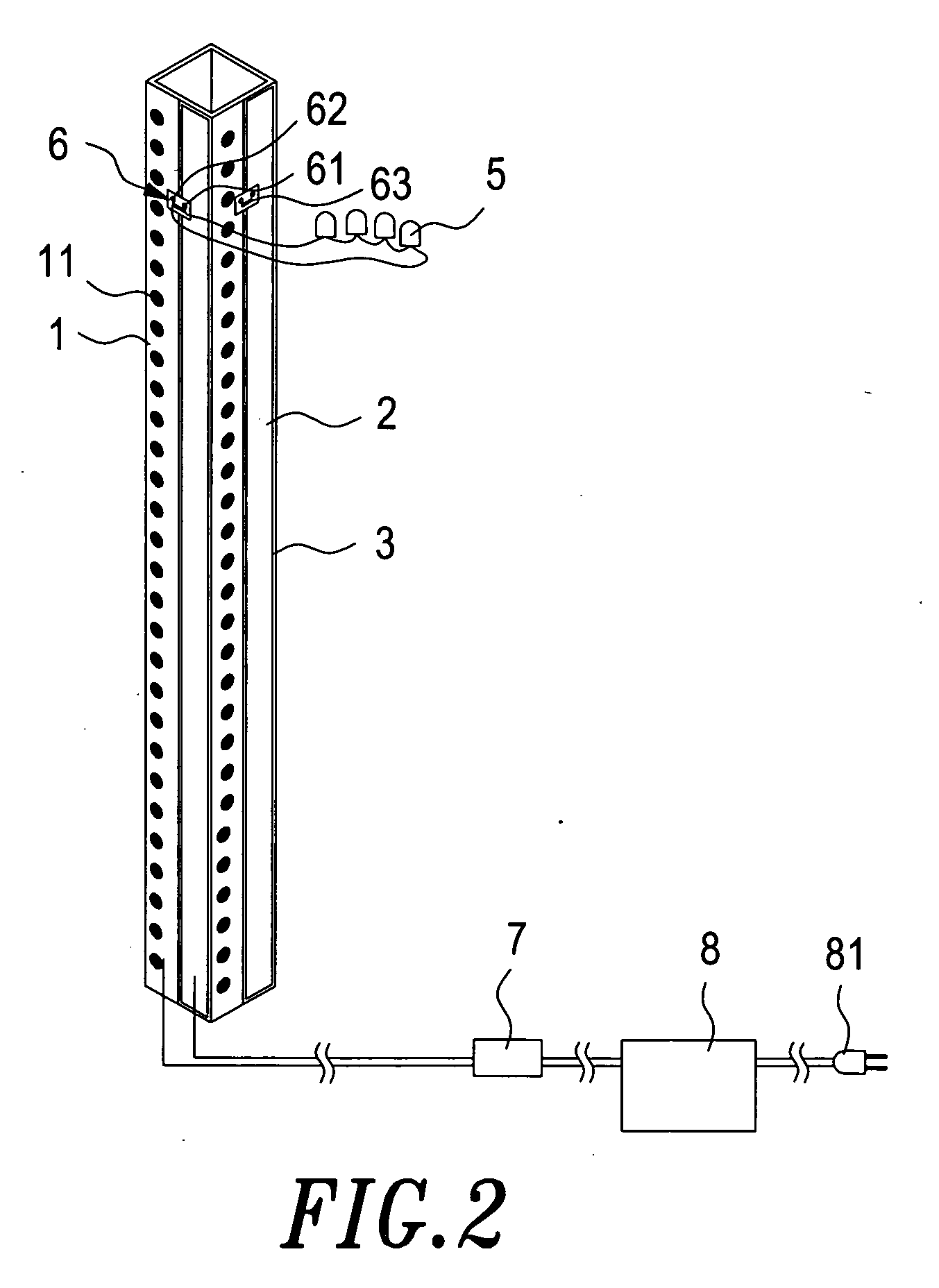 Lighting and flashing christmas tree structure apparatus