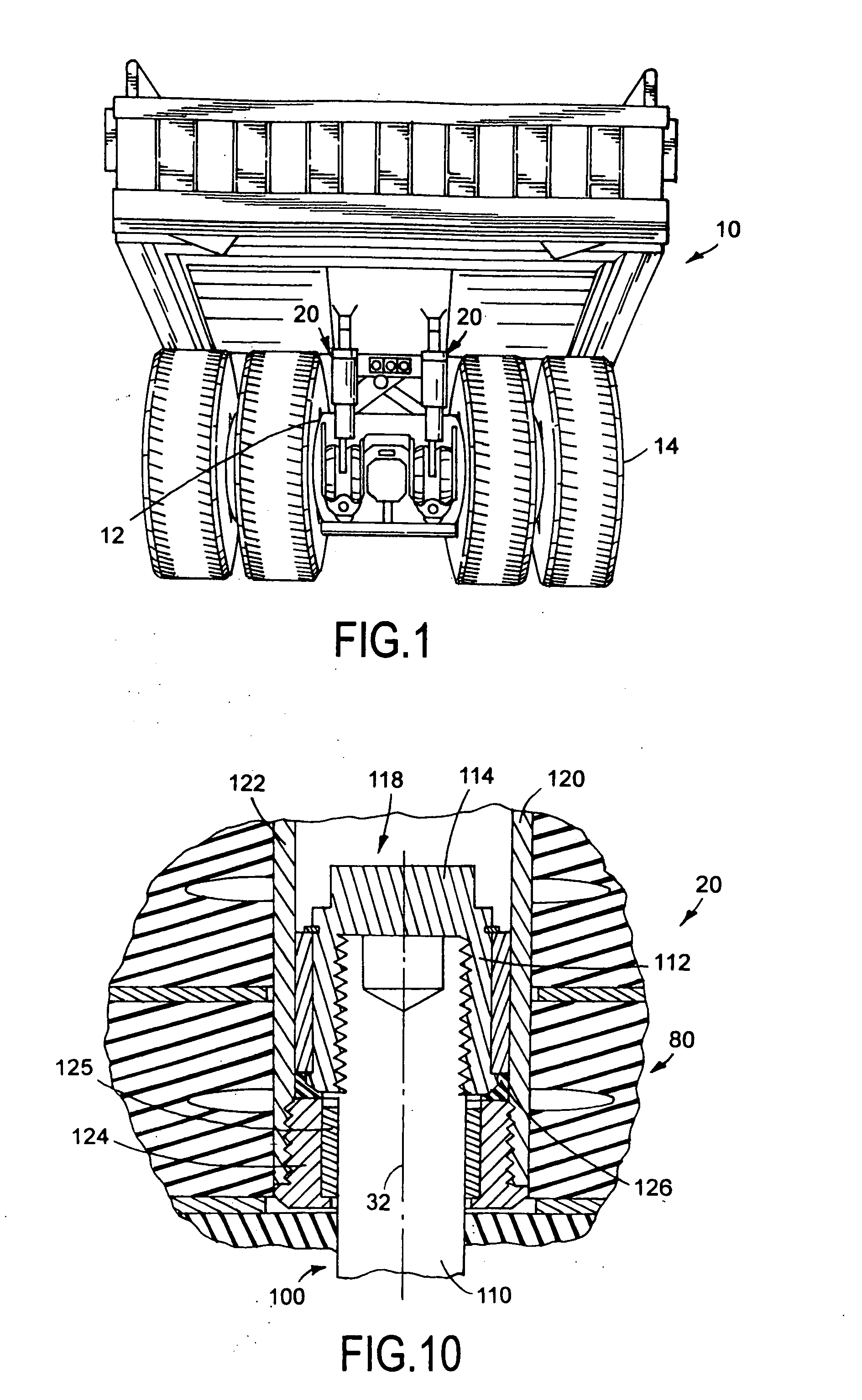 Dual rate shock absorbing apparatus for a suspension system of a heavy off-road vehicle