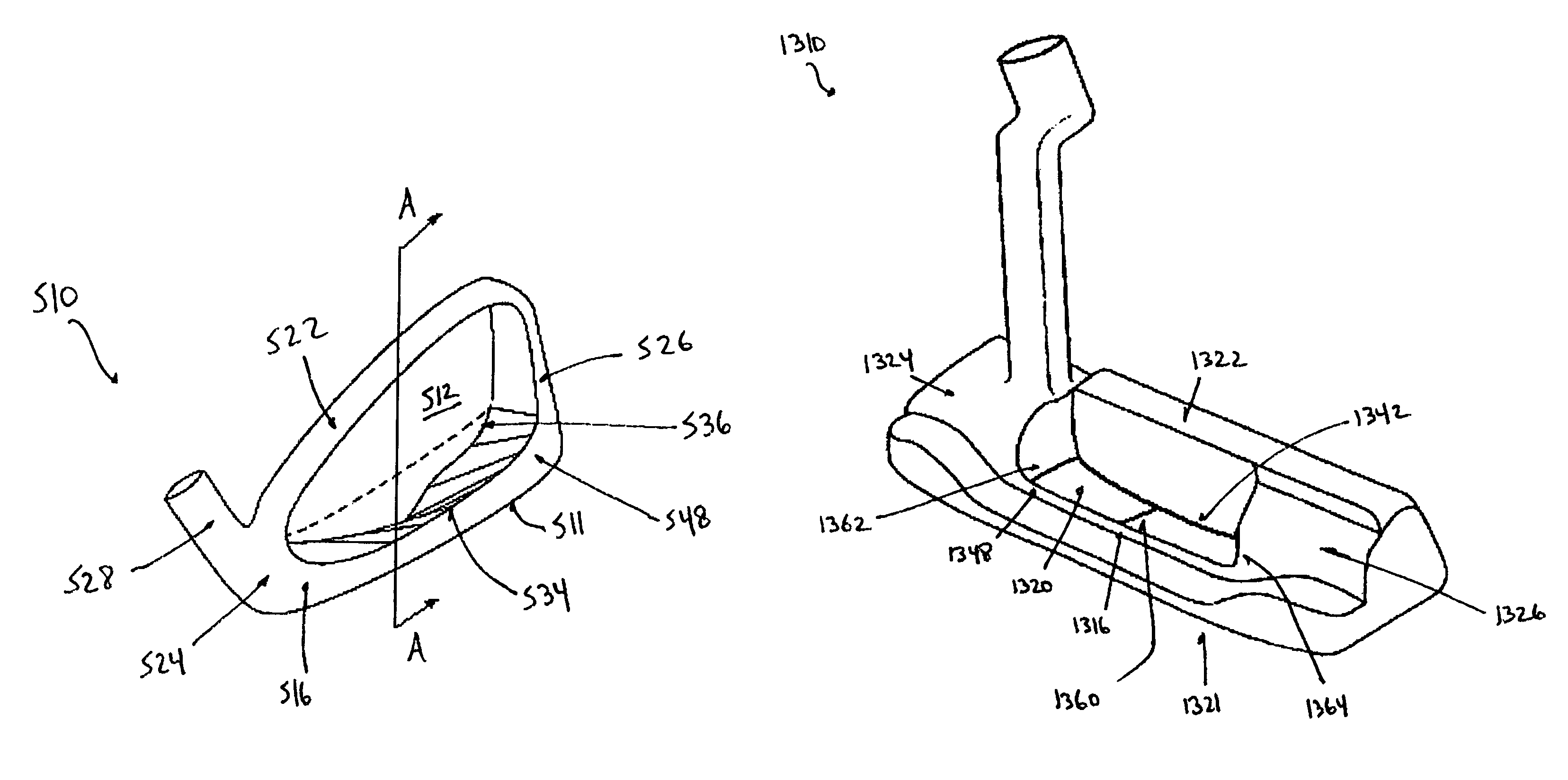 Golf club head with improved mass distribution