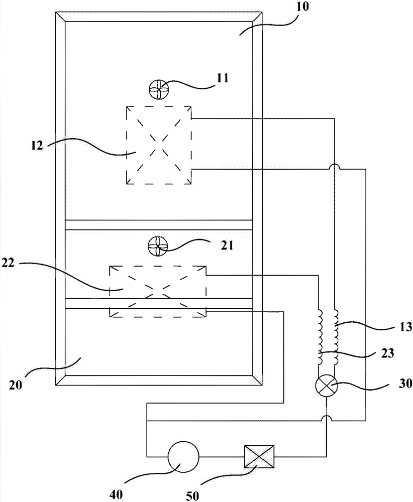 Control method of air-cooled refrigerator