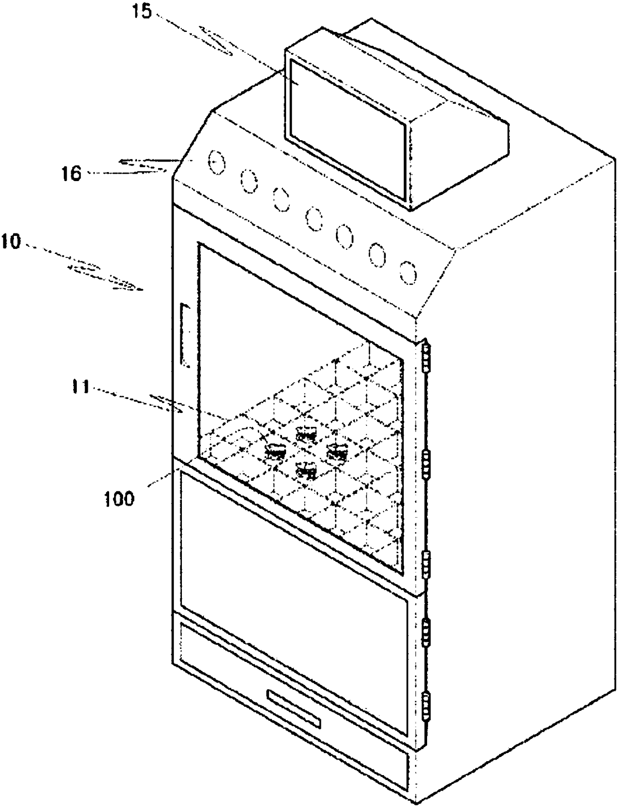 Sterilization and cleaning device for multiple dentures