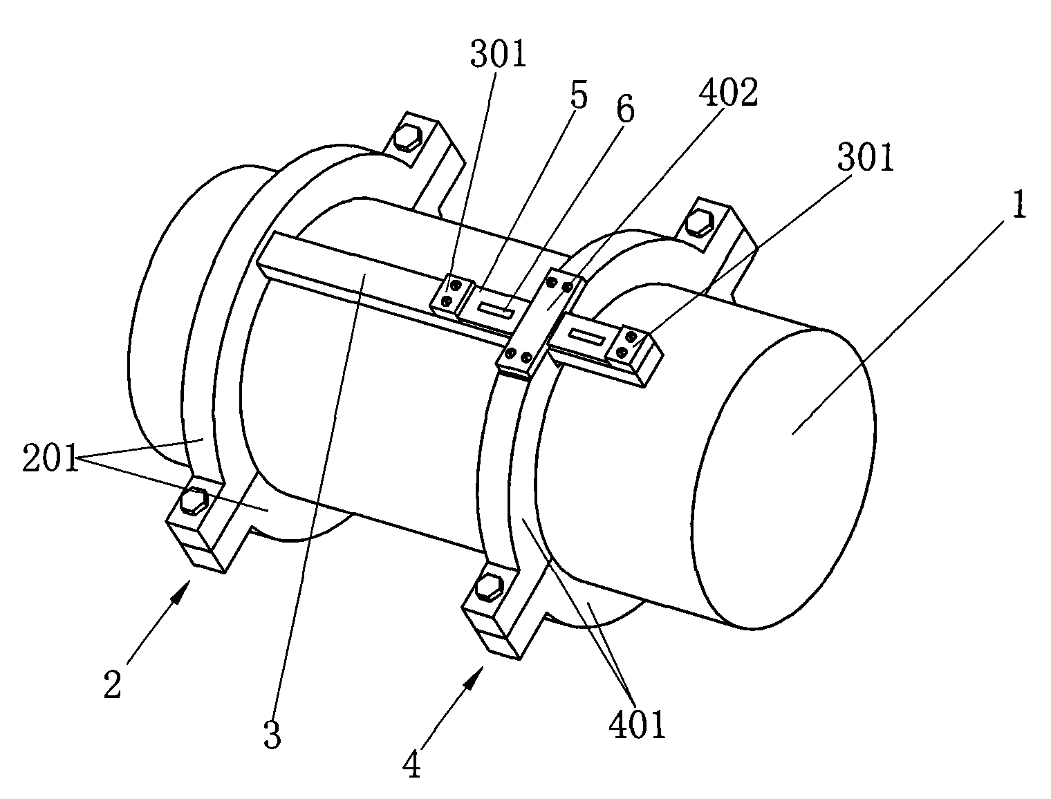 Axle-system axial pulsating force measurement device
