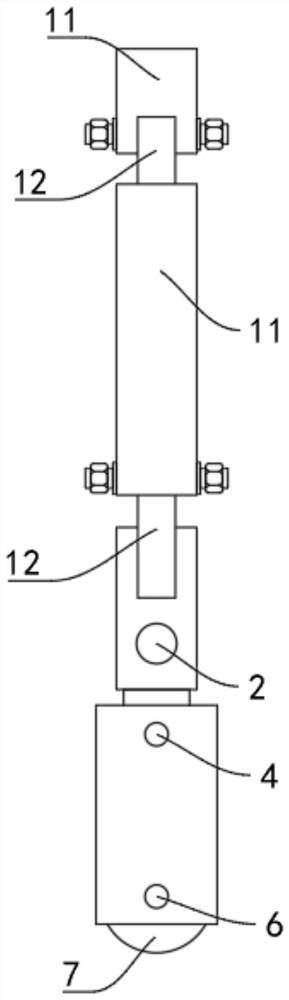 Power transmission line hoop pulley