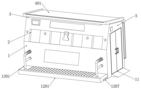 An intelligent sorting garbage room and its control system