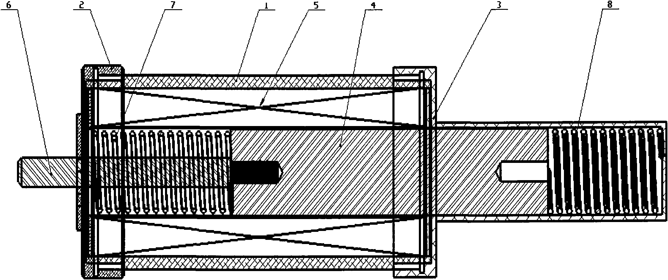 Impact type electromagnet