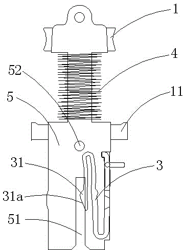 Jacquard electromagnet assembly with two injection moulding structure and manufacturing method of jacquard electromagnet assembly