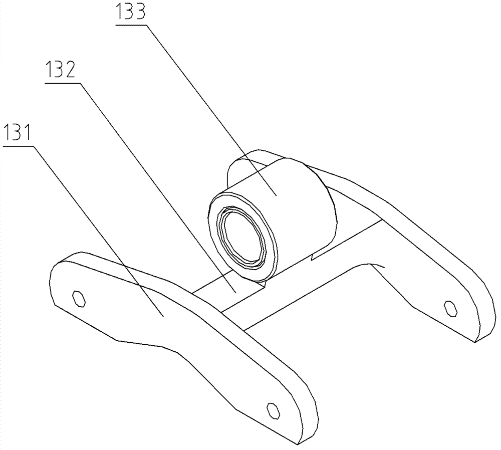 Damping device for thrust wheels of crawler-type skid-steer loader