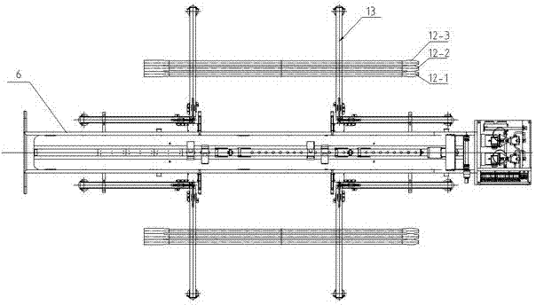 Novel oil drilling machine power catwalk and drilling tool loading method thereof