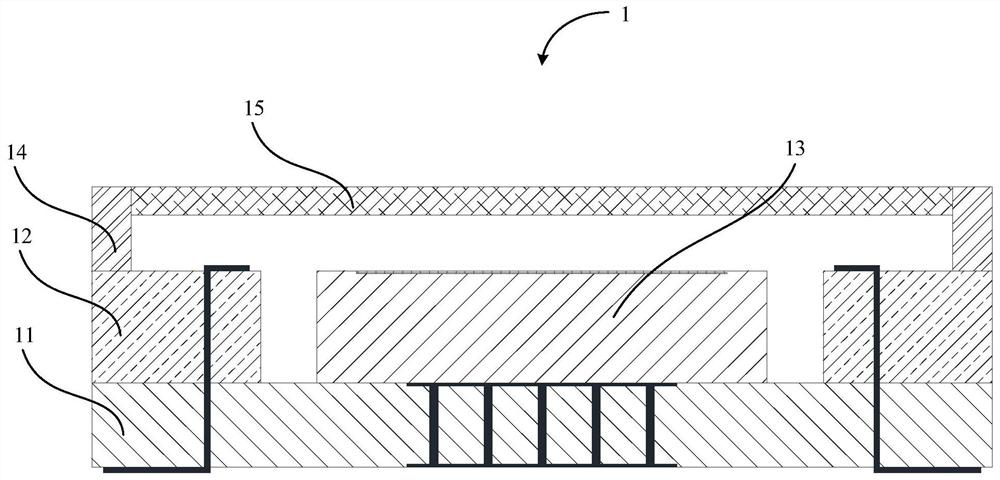 Chip-scale packaging structure, photoelectric device and chip-scale ...