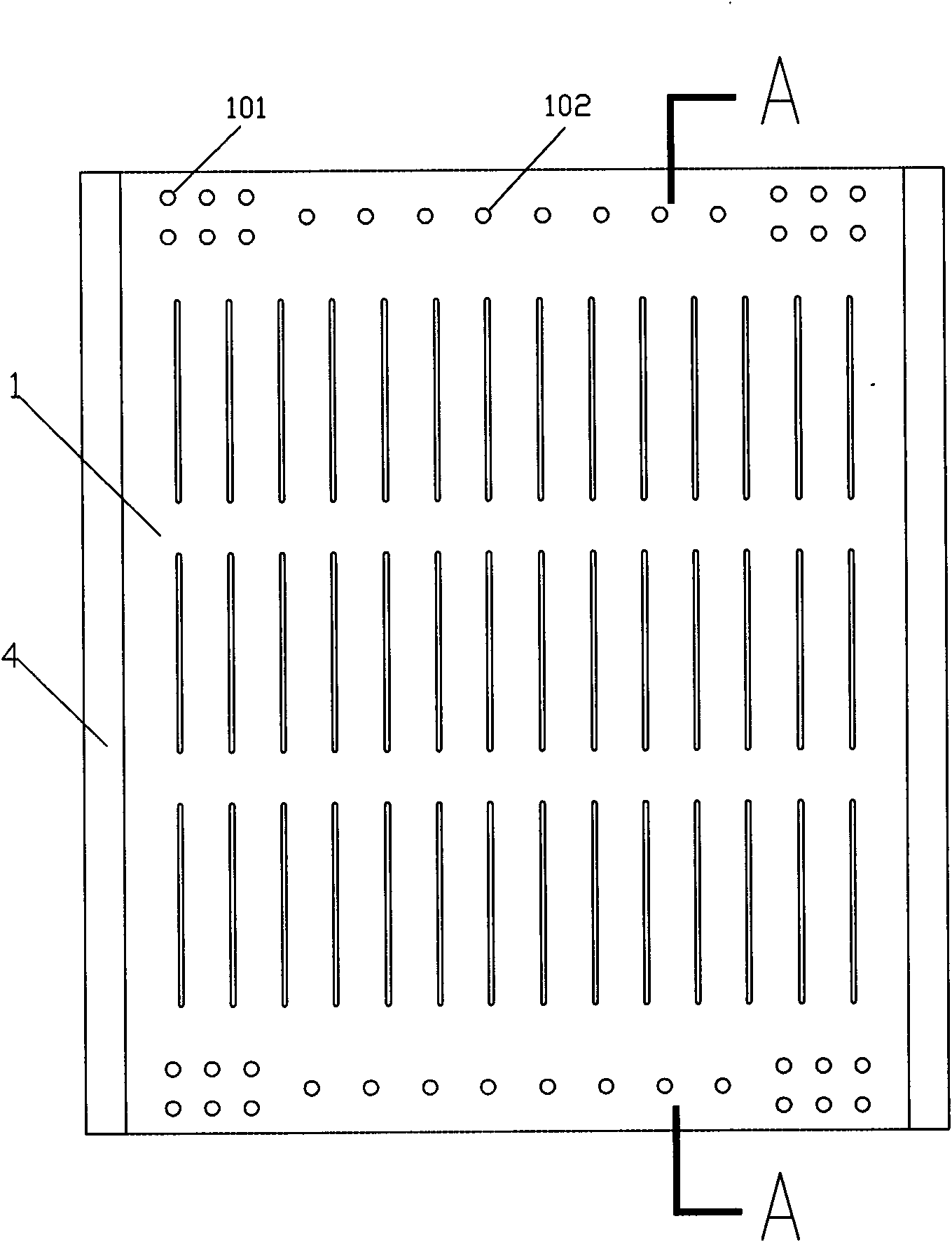 Structure for preventing bolt of steel plate shear wall with slits from slipping