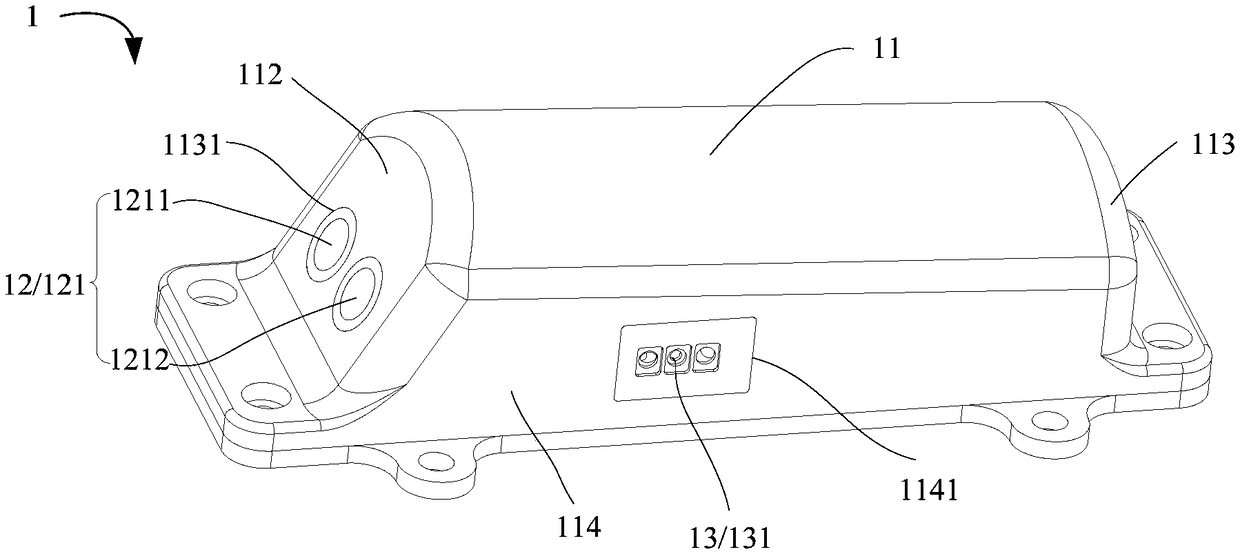 Real-time measuring device and system for runoff sediment content