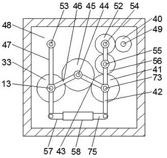 A bearing cleaning and oiling device suitable for different diameters