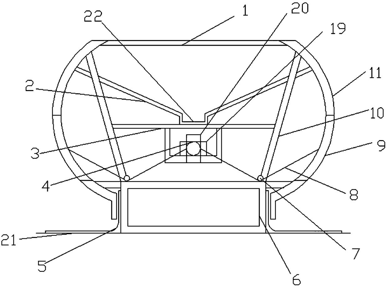 Open-close type ventilation clerestory