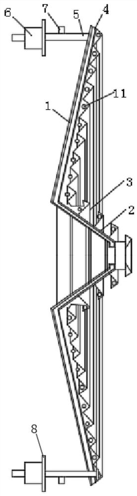 Plume particle settling protection device for electric propulsion test and its vacuum test system