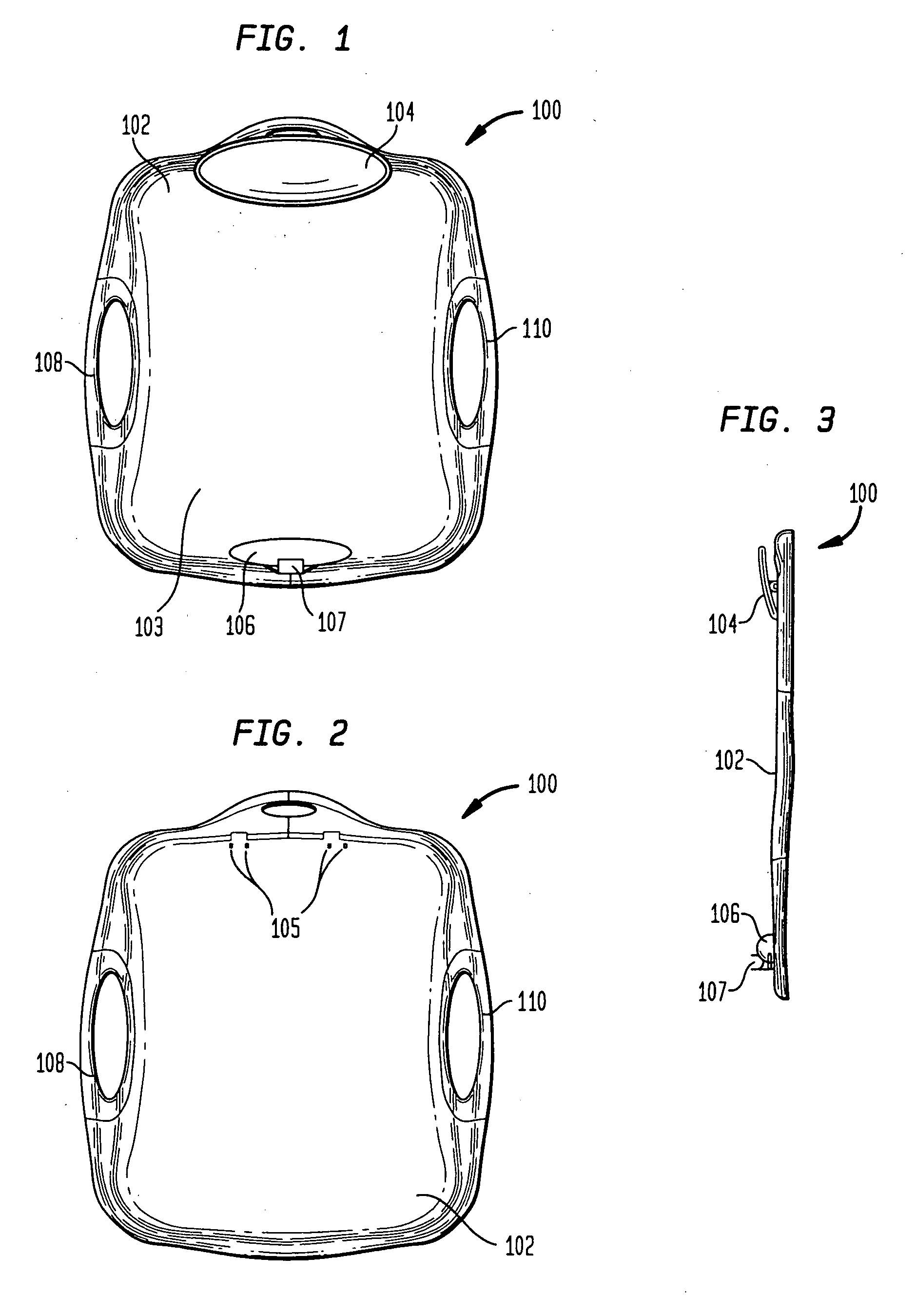 Double-handled clipboard