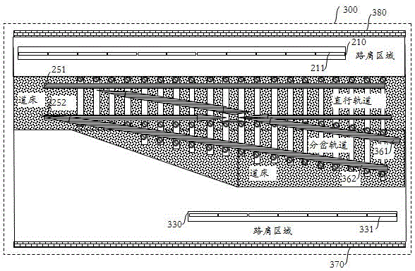 Traveling rail side wireless tracking transmission method, device and system