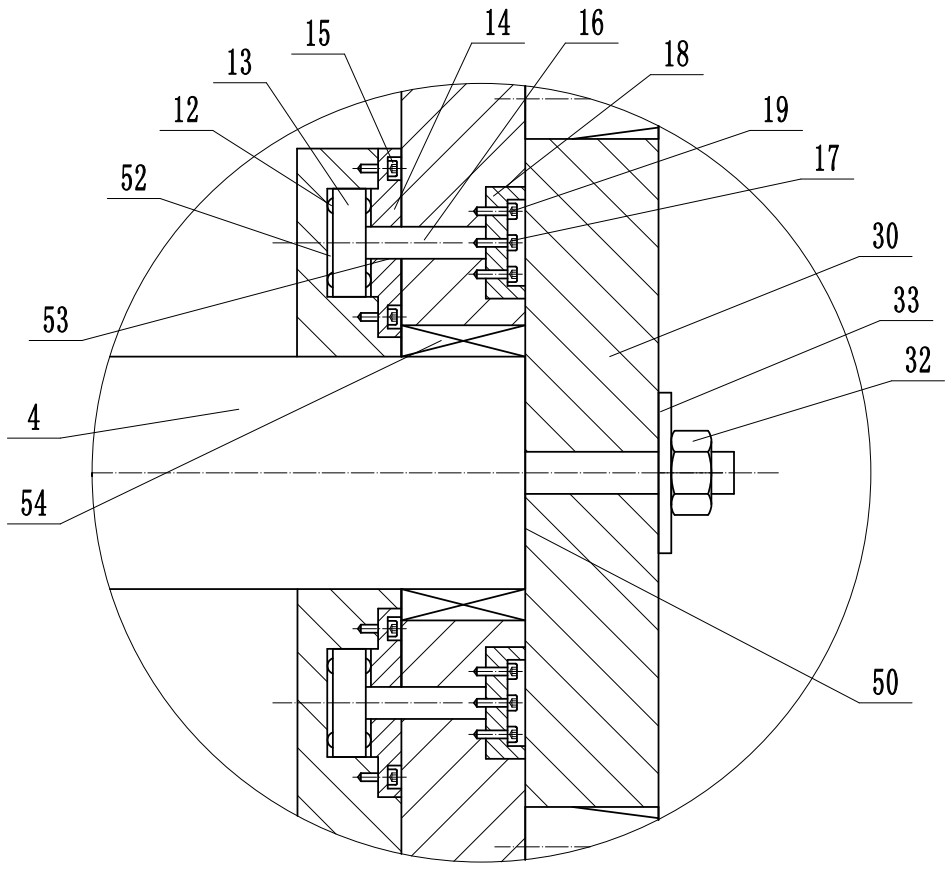 A clutch type drafting wheel driving device