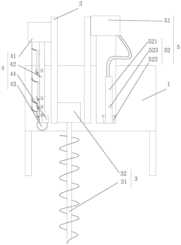 A kind of high polymer repairing method of road base disease