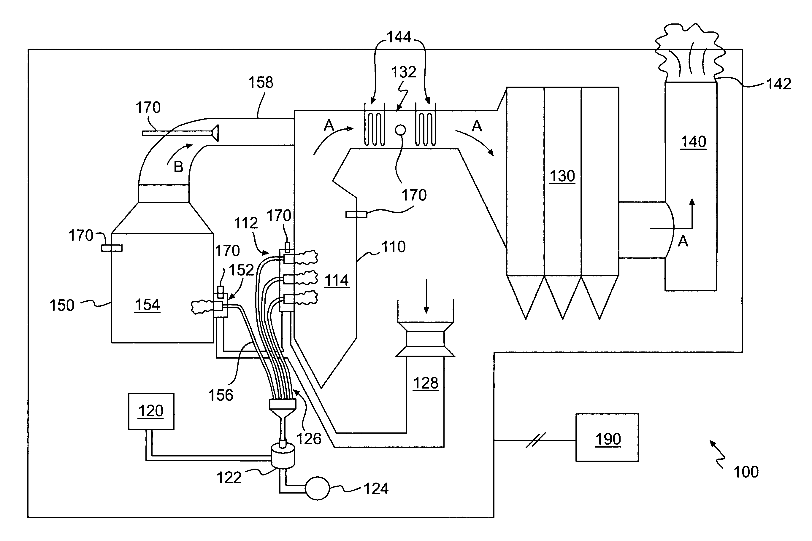 Methods and apparatuses for removing mercury-containing material from emissions of combustion devices, and flue gas and flyash resulting therefrom