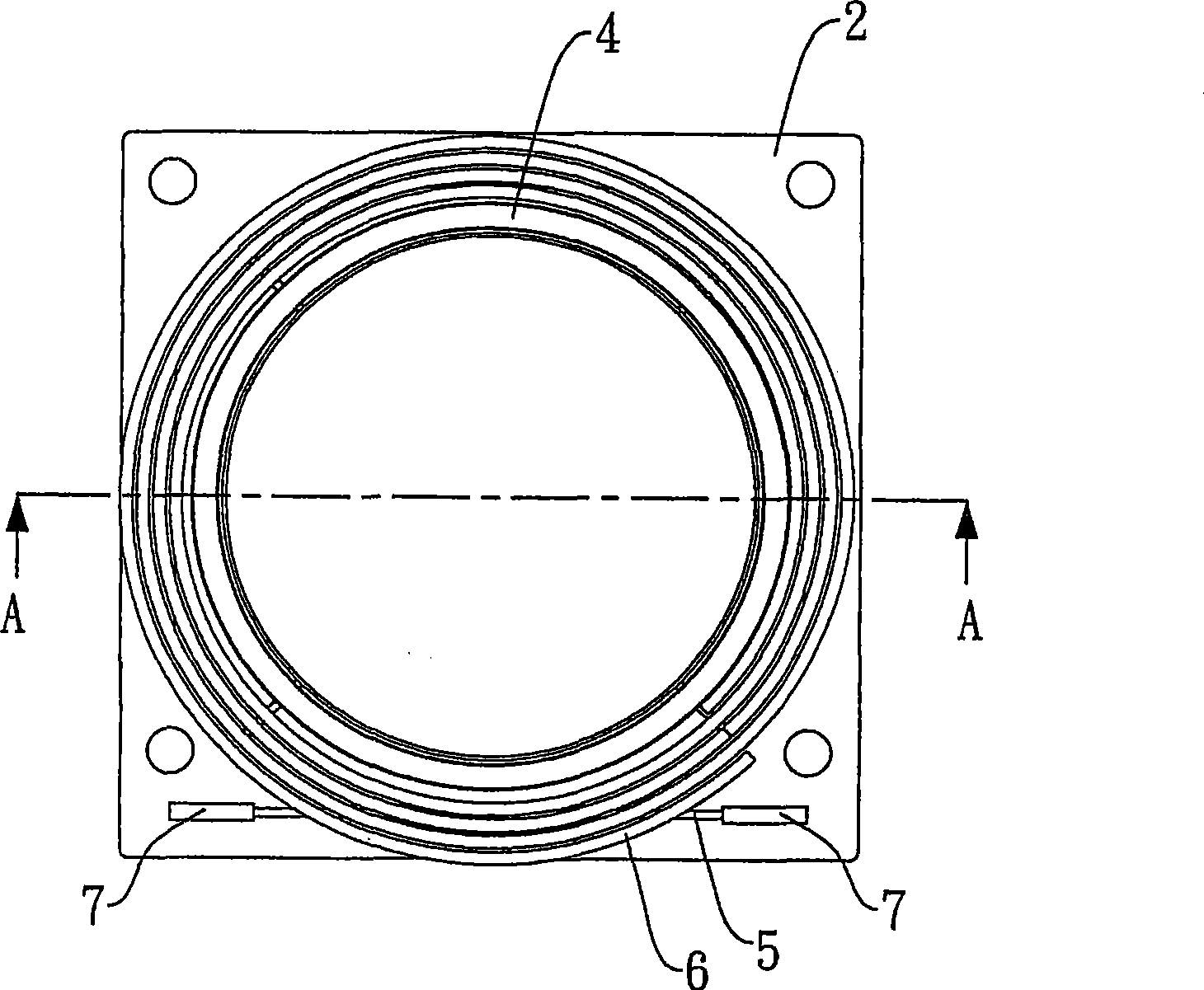 Active device with shape memory alloy