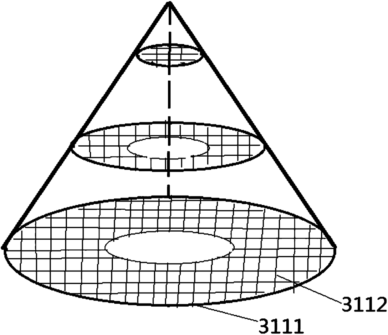 Conical detachable clothes drying frame