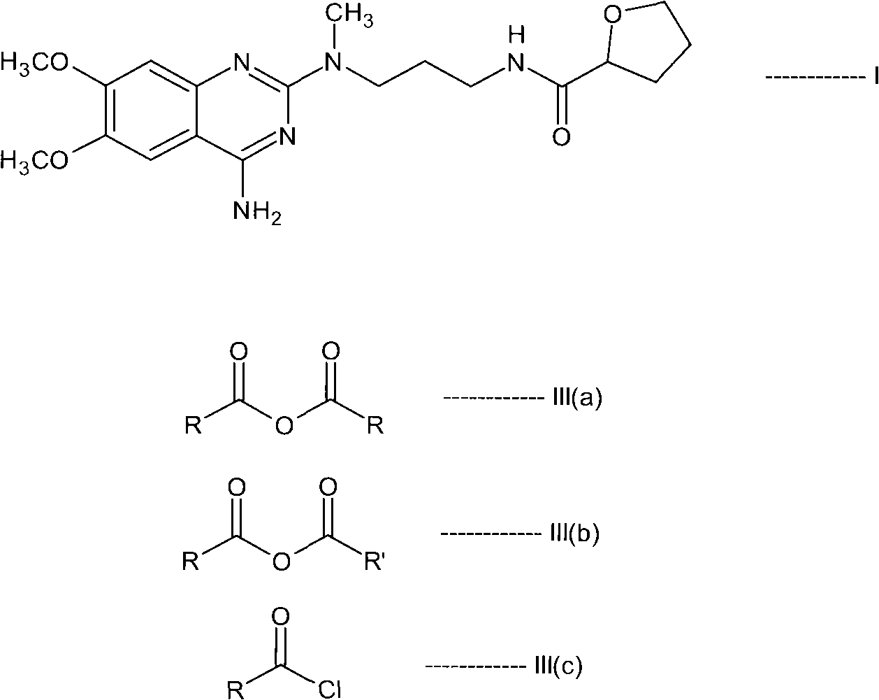 Process for the preparation of alfuzosin and salts thereof