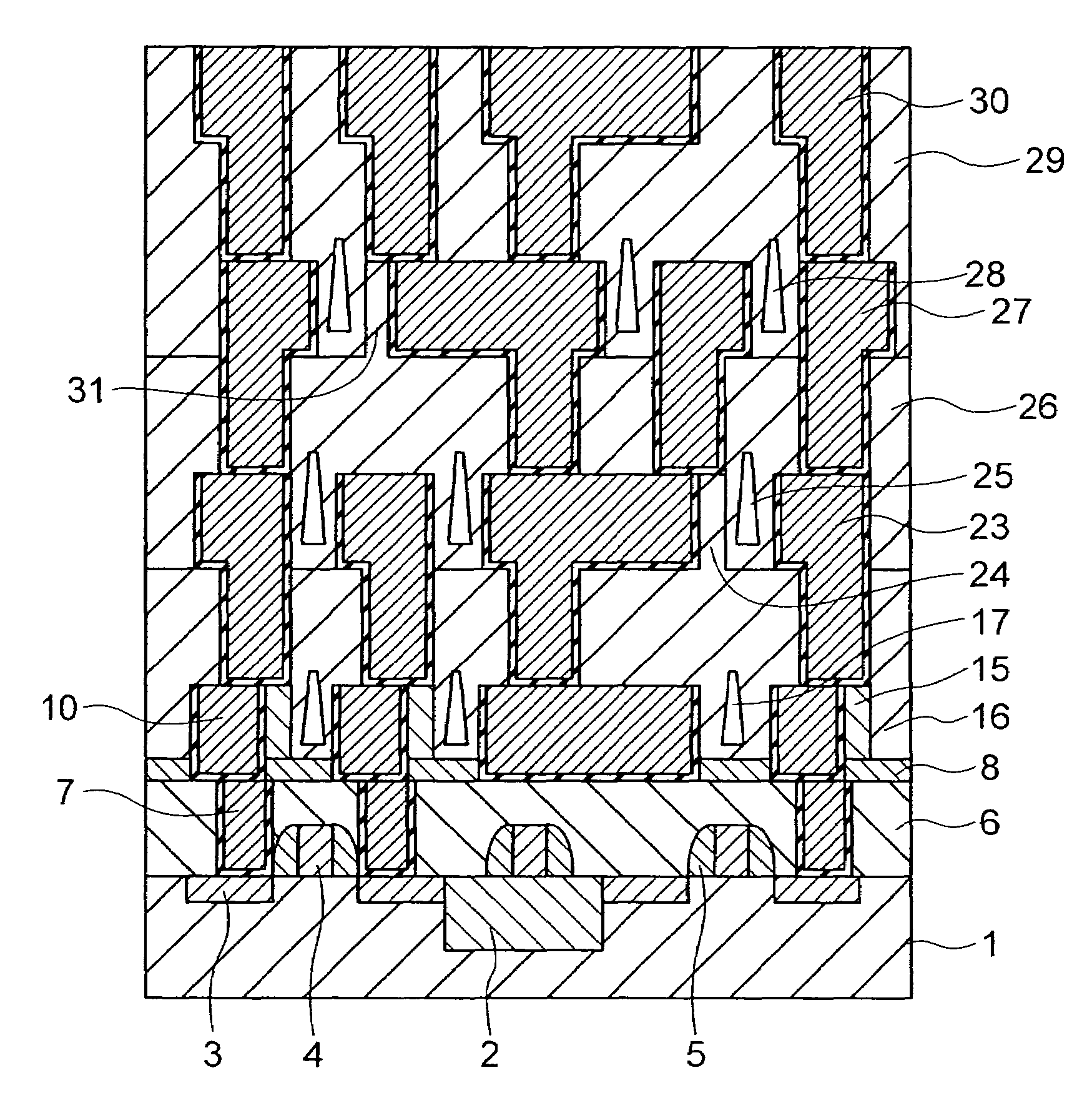 Process for producing semiconductor integrated circuit device