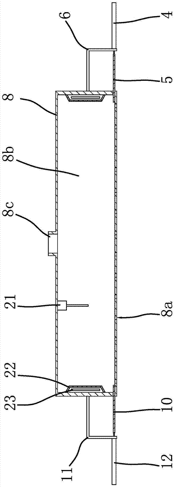 A scraper coating device for soft carriage material