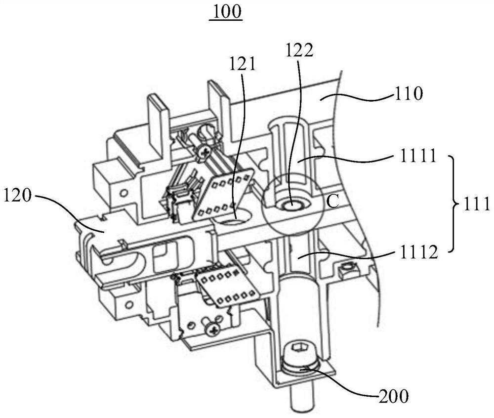 Safety mechanism and isolating switch