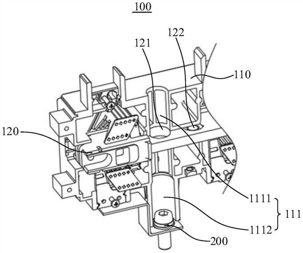 Safety mechanism and isolating switch