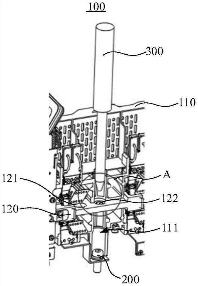 Safety mechanism and isolating switch