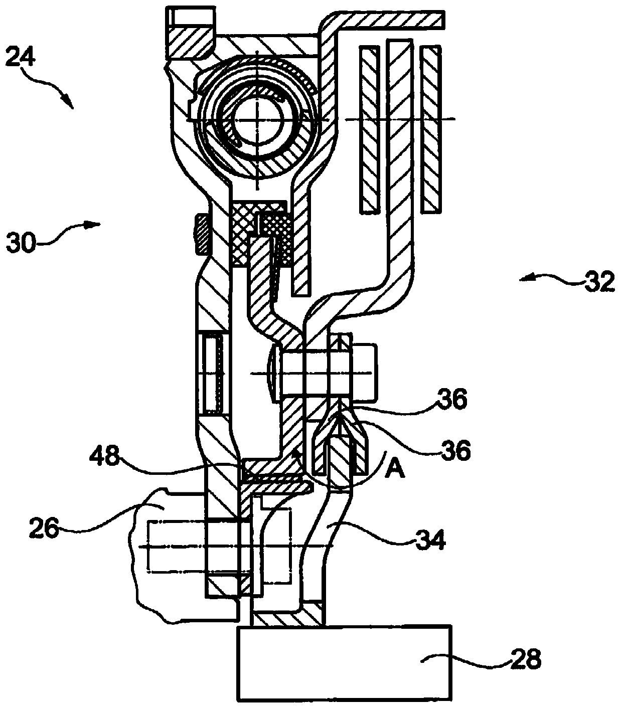 Torque transmission device for a drive train of a motor vehicle and drive train of a motor vehicle