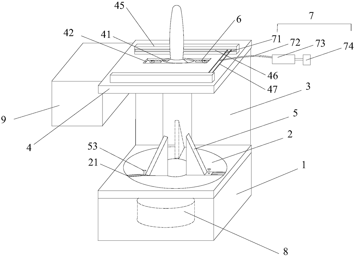 A device for cutting the mouth of a medical liquid injection bottle