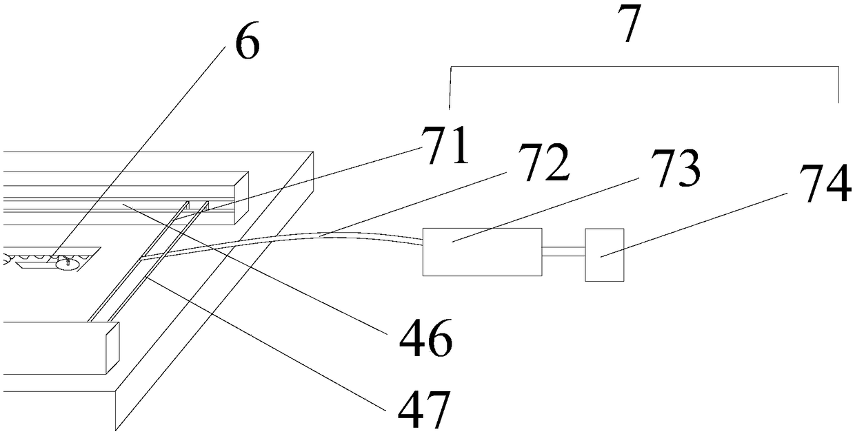 A device for cutting the mouth of a medical liquid injection bottle