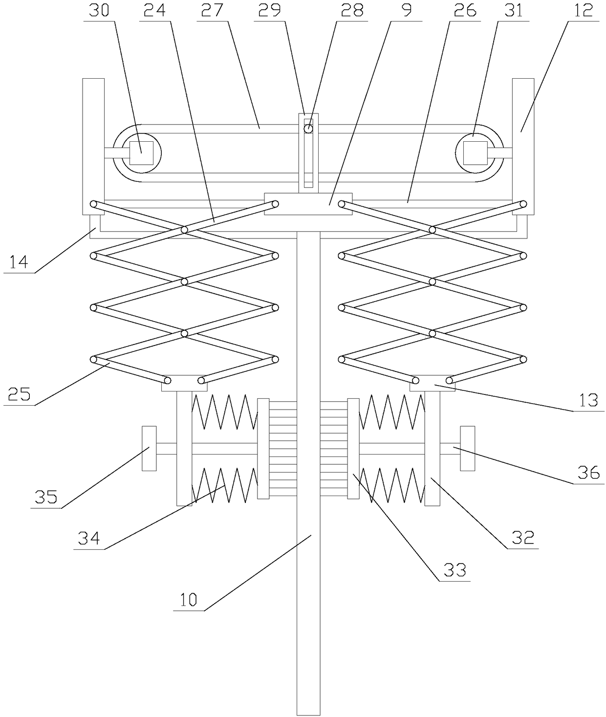 Sewage treatment device based on electrolytic flotation