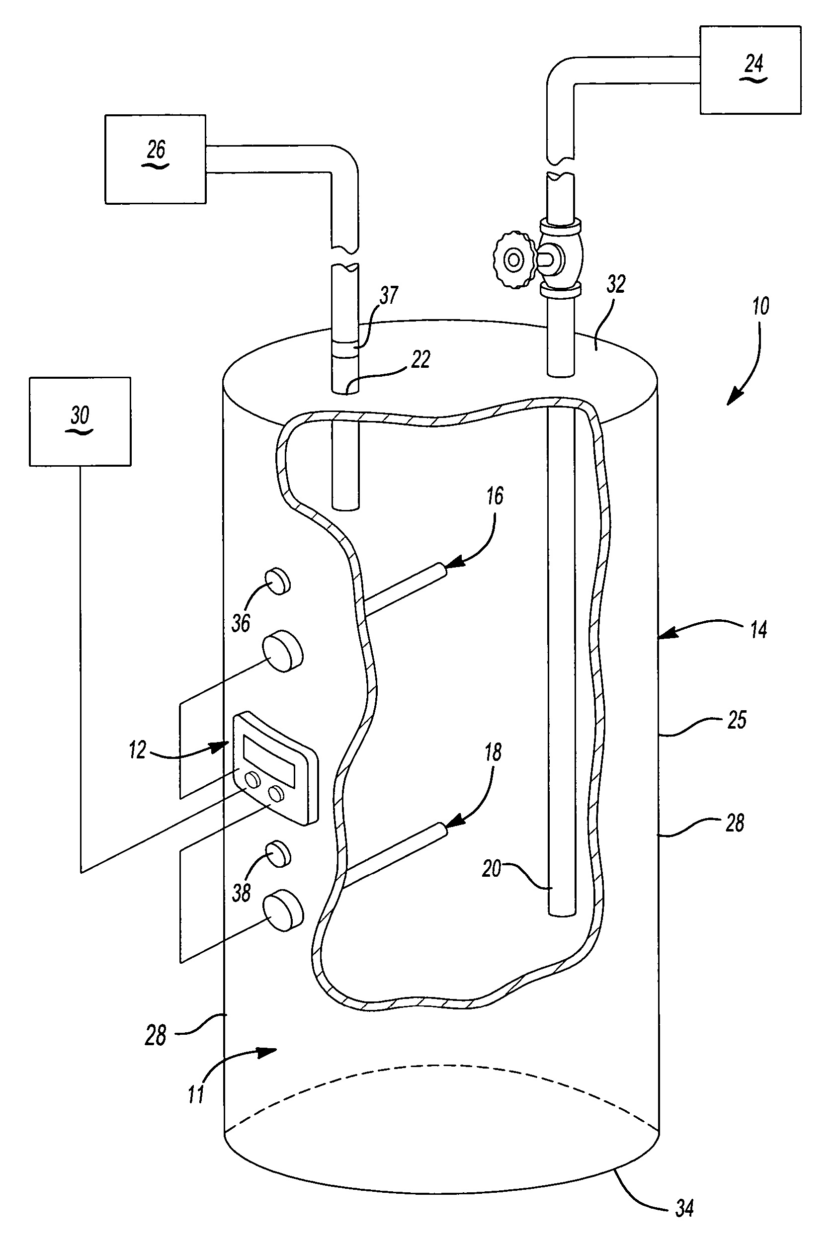 Method and apparatus for operating an electric water heater