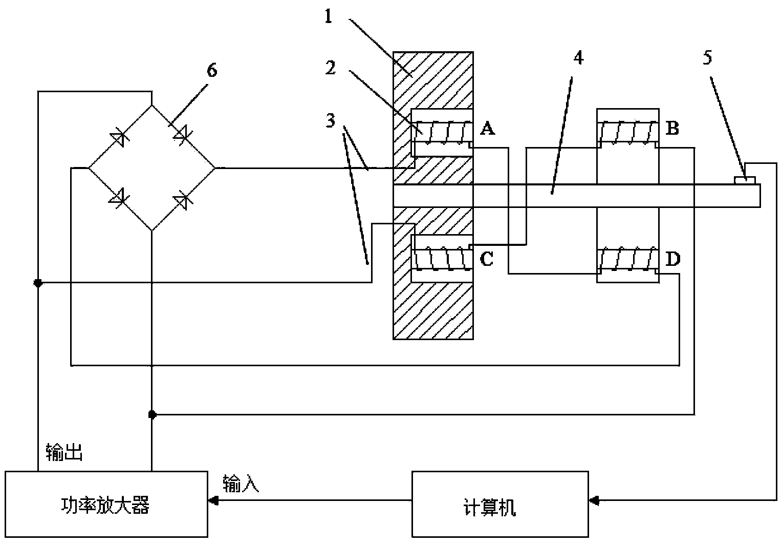 Initiative electromagnetic control system for slab and girder structure vibration