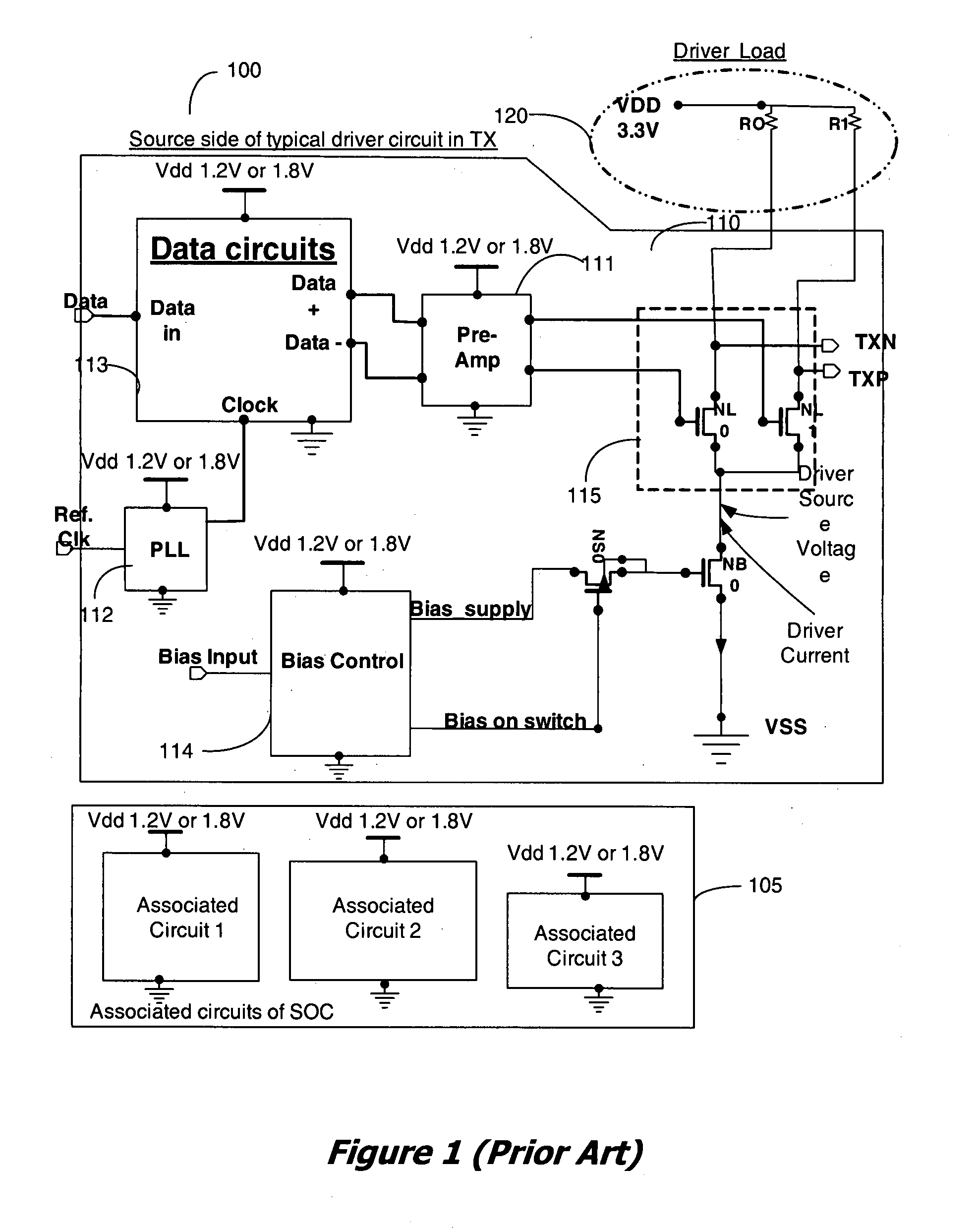 Apparatus and method for recovery of wasted power from differential drivers