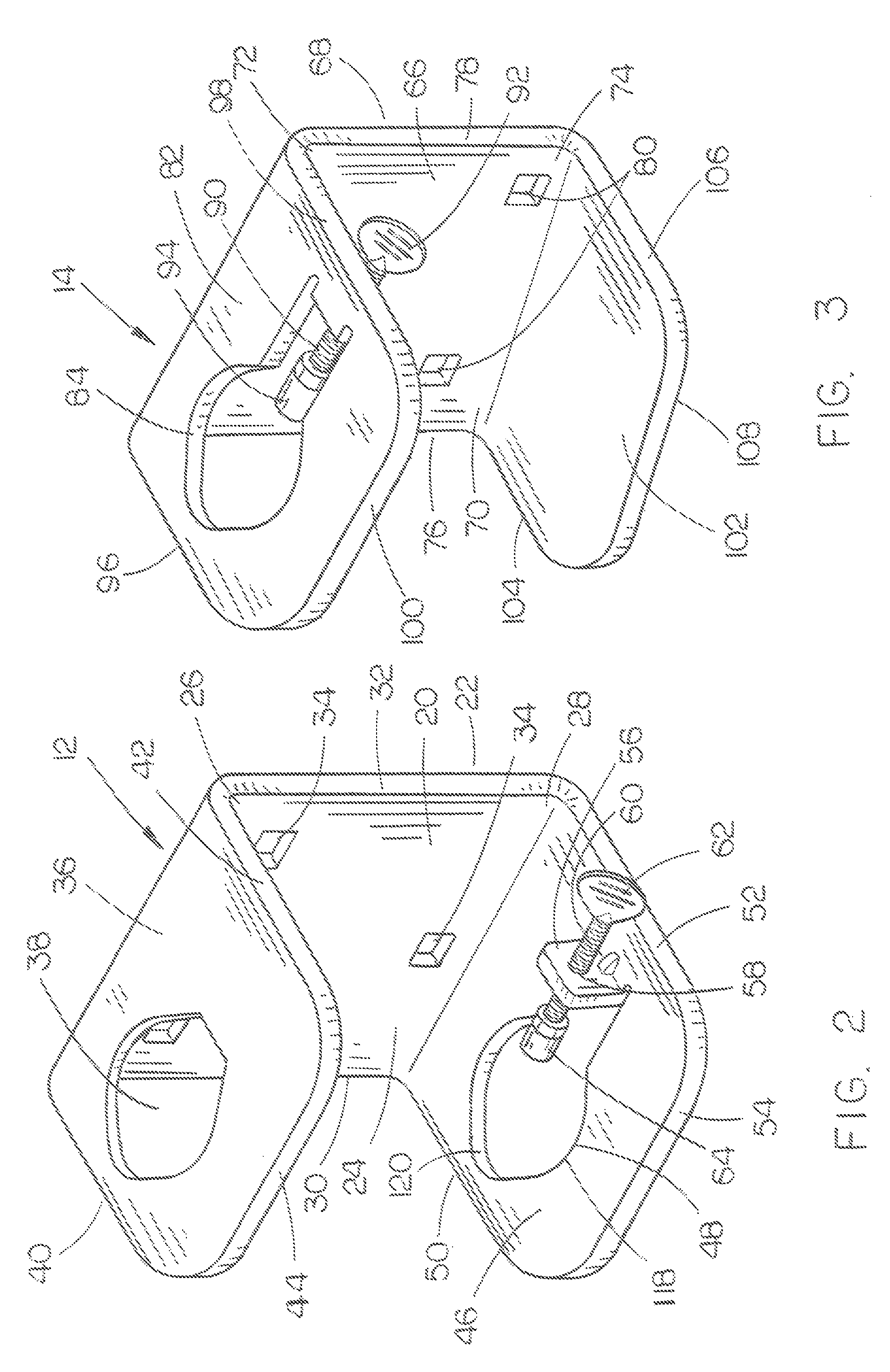 Bracket assembly for mounting a vertically disposed support member