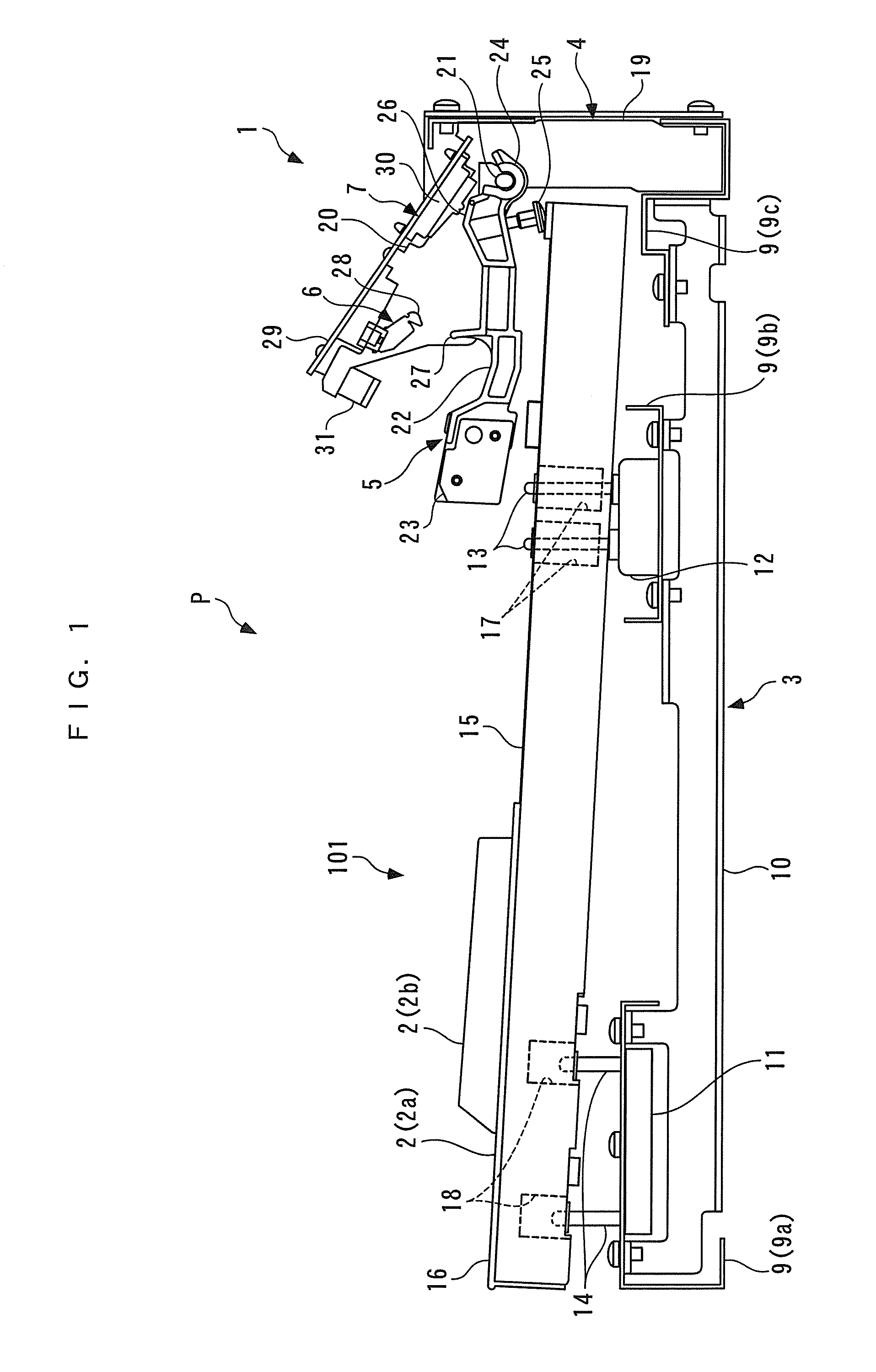 Hammer device and keyboard device for electronic keyboard instrument