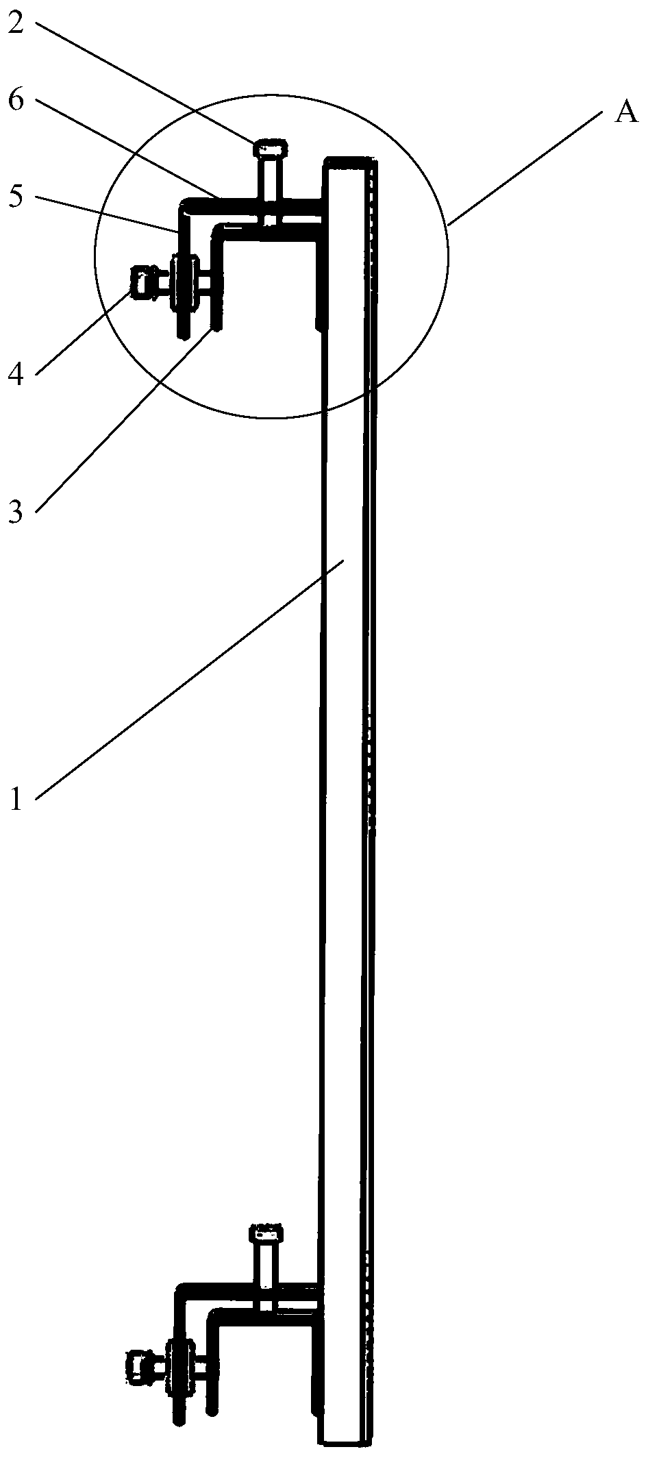 Hook and display hanging connection device with hooks