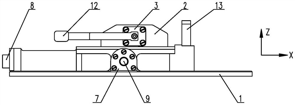 Bidirectional lock mechanism based on rack transmission and slope transmission